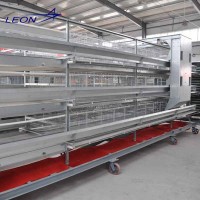 Leon series layer chicken quail broiler chicken cage feeding system